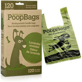 Corn Starch Based PLA Compostable Dog Poop Disposal Bag 100% Jenis Biodegradable
